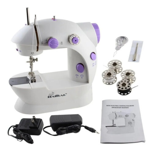 Mini maquina para coser con accesorios 17.5x9x 22cm.