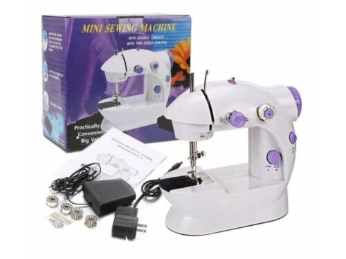 Mini maquina para coser con accesorios 17.5x9x 22cm.