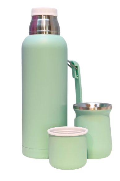 termo4 Set termo + Mate acero inoxidable
