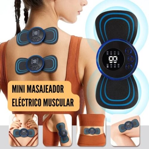 Mini masajeador estimulador muscular portatil recargable USB