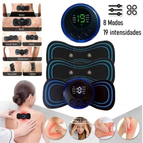 Mini masajeador estimulador muscular portatil recargable USB