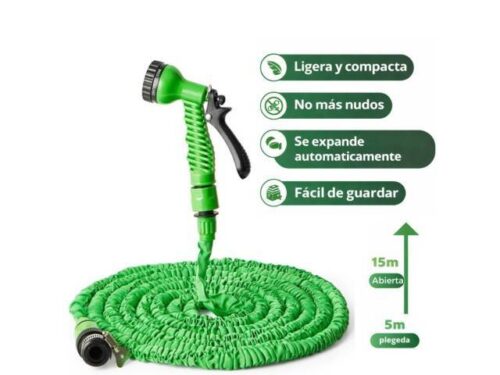 Manguera extensible 15mts.