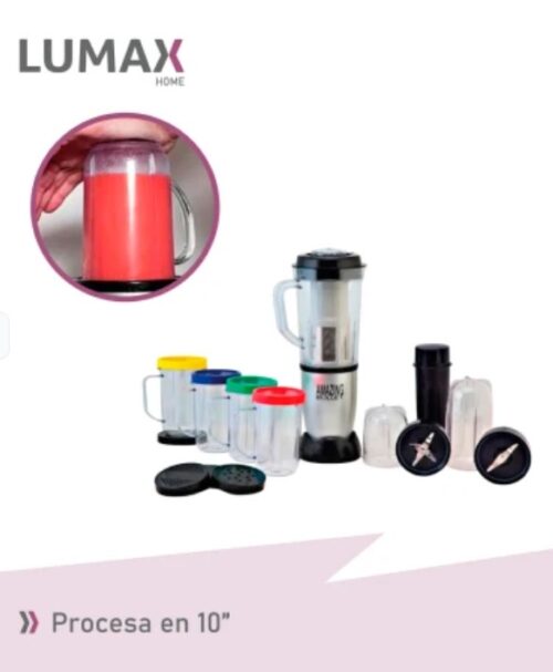 Licuadora juguera mixer 8 en 1 c/ 21 pcs