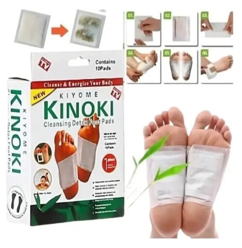 10 Parches Desintoxicantes Kinoki Pies Cansancio